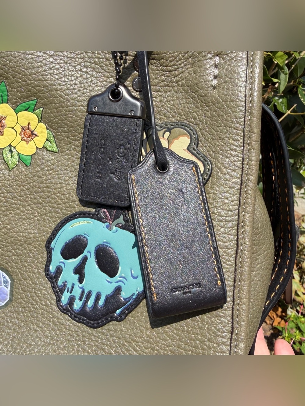 EUC Disney X Coach Rogue 25 With Patches 32780 - Picture 4 of 14